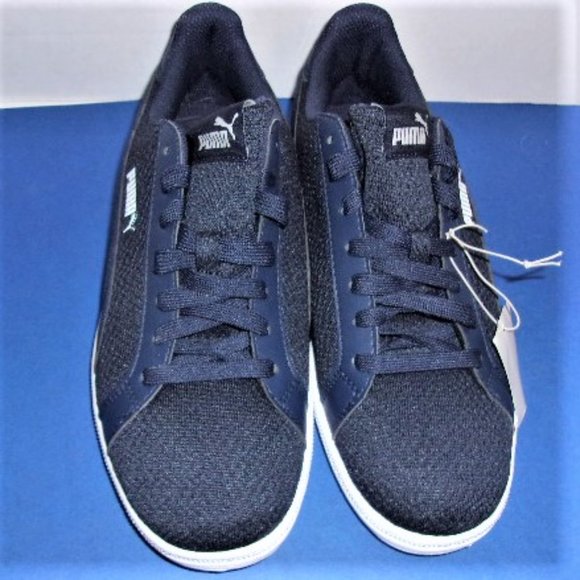 Puma shoes NWT sneakers Blue White 8 Leather Material Uppers DISCOUNT SHIPPING!! - Picture 1 of 4